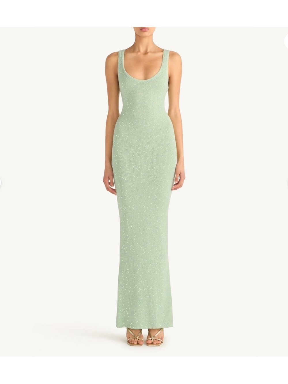 Asta Resort Ana Dress - Sage Sequin
